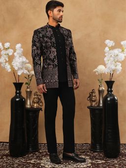 Jompers - Embroidered Sherwani Pant with Jacket