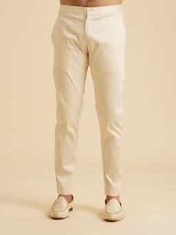 Manyavar - Beige Elegance Pant for Men