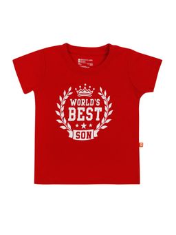 Bodycare - Typography T-Shirt - Red