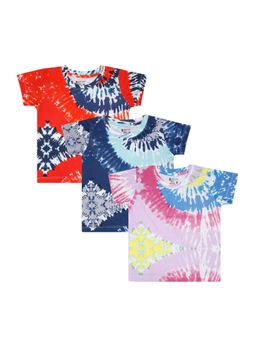 Bodycare - Tie & Dye T-Shirt - Multi-Color (Pack of 3)