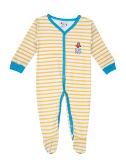 Bodycare - Stripes Printed Romper-Yellow