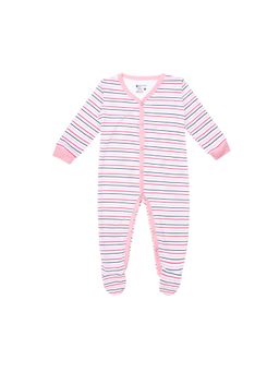 Bodycare - Stripes Printed Romper-White