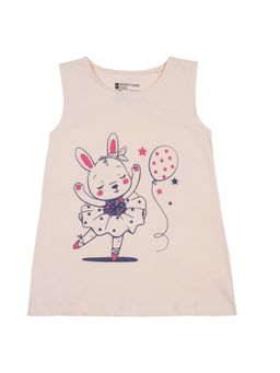 Bodycare - Printed Dress-Peach