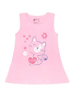 Bodycare - Printed Dress-Pink