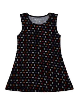 Bodycare - Printed Black Dress