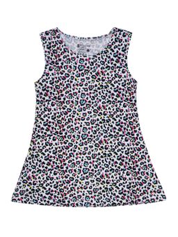 Bodycare - Printed Dress-White