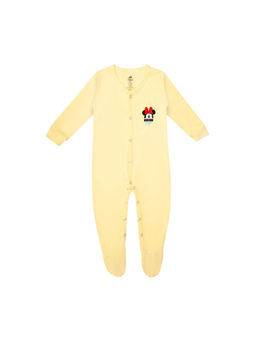 Bodycare - Minnie Mouse Printed Romper-Yellow