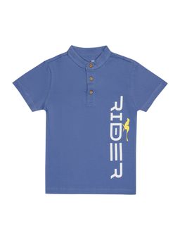 Bodycare - Typography Polo T-Shirt - Lavender