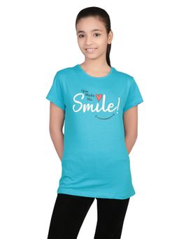 Bodycare - Typography T-Shirt - Blue