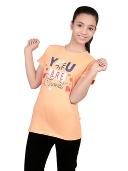Bodycare - Printed T-Shirt - Peach