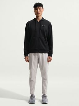 Nike - Hyverse Men Black Dri-Fit Uv Fleece Full-Zip Hoodie