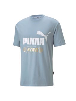 Puma - King Logo Mens Blue T-Shirts