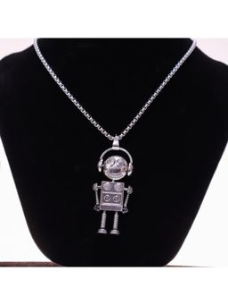 BeAbhika - Stylish Robot Pendant Necklace For Men