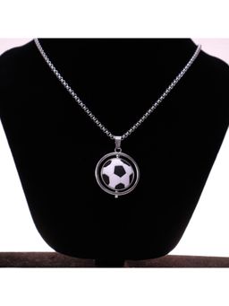 BeAbhika - Football Pendant Necklace For Men