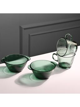 Voncasa - Glass Snack Server (Set of 4)