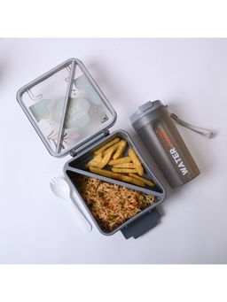 Voncasa - Plastic Lunch Box with Bottle