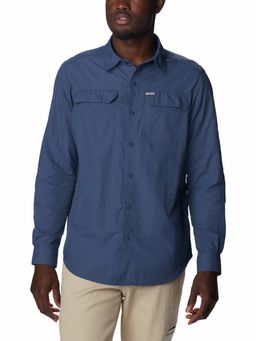 Columbia - Mens Blue Omni-Wick Silver Ridge2.0 Long Sleeve Shirt