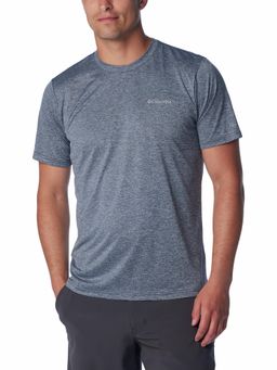 Columbia - Mens Blue Omni-Wick Columbia Hike Crew Tshirt