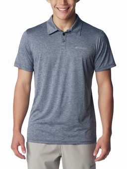 Columbia - Mens Blue Omni-Wick Columbia Hike Polo Tshirt