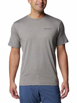 Columbia - Mens Black Omni-Shade Kwick Hike Back Graphic Short Sleeve Tshirt