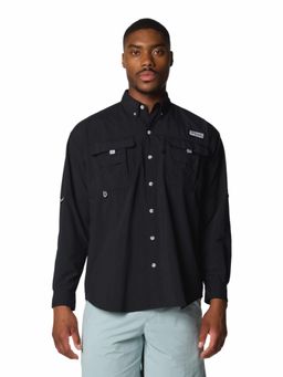Columbia - Mens Black Omni-Shade Bahama II Long Sleeve Shirt