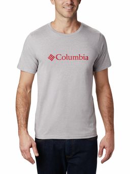 Columbia - Mens Grey CSC Basic Logo Short Sleeve Tshirt