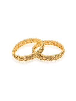 Indinoor - Laxmi Gold Temple Bangles