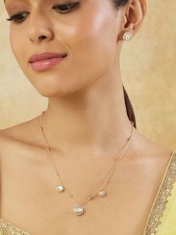 Indinoor - Kundan Everyday Gold Jewellery Set