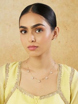 Indinoor - Kundan Charm Short Jewellery Set