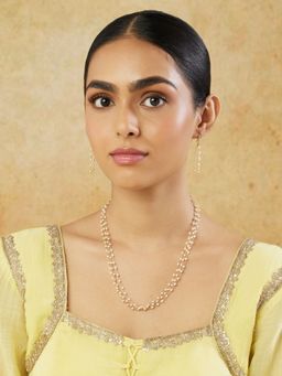 Indinoor - Temple Pearl Gold Jewellery Set