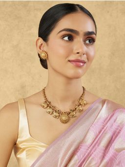 Indinoor - Gaya Temple Gold Jewellery Set