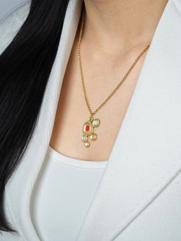 SWASHAA - Antonia 18K Gold Plated Necklace