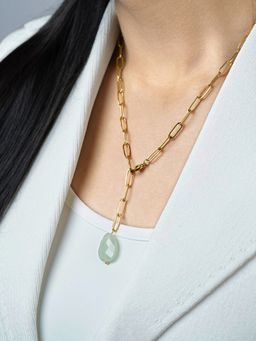 SWASHAA - Verdure Drop 18K Gold Plated Necklace