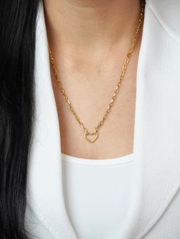 SWASHAA - Luba Link Chain 18K Gold Plated Necklace