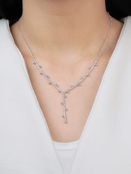 SWASHAA - Jane Studded Charms Y-shaped Necklace