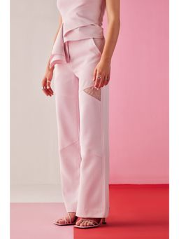 The Dapper Lady - Oslo Pink Solid Pant