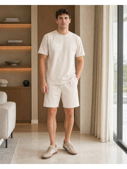 Nobero - Beige Men Relaxed Escape Co-Ord