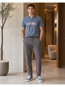 Nobero - Blue Men Brooklyn League Polo Co-Ord