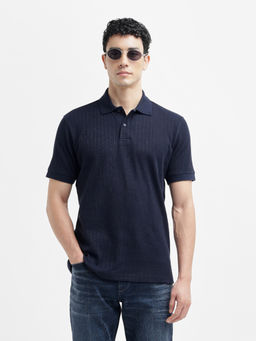 Selected - Navy Blue Polo T-Shirt