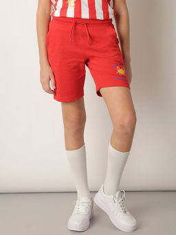 Jack & Jones Junior - Red Regular Fit Shorts