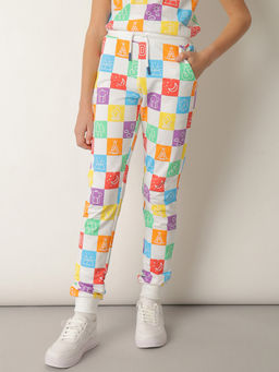 Jack & Jones Junior - White Regular Fit Joggers