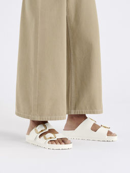 Birkenstock - Arizona Big Buckle Women White EVA Two Strap Sliders