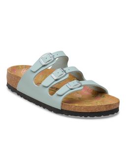 Birkenstock - Florida Women Green Birko-Flor Multi Strap Sandals