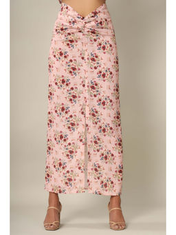 Pasha India - Carnation Pink Knotted Maxi Skirt