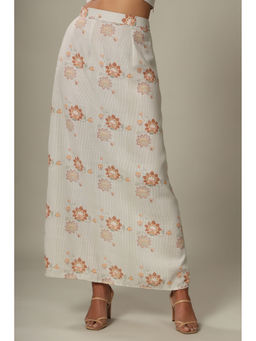 Pasha India - Monsoon White Maxi Skirt