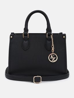 Kazo - Ella Black Satchel Bag (Set of 2) (M)