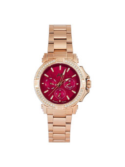Alexandre Christie - Ac 9205 Bfb Rose Gold Red Watch for Women (M)