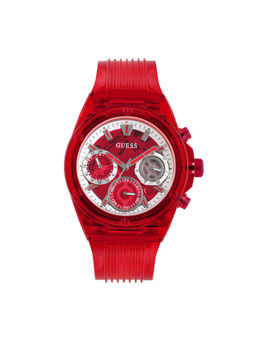 Guess - Gw0438L4 Women 39 Mm Red Dial Analog Watch (M)