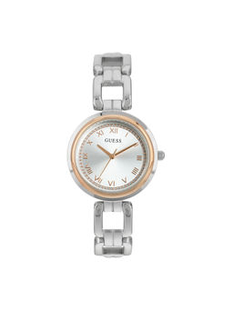 Guess - U1387L4M Women 32 Mm Silver Dial Analog Watch (M)