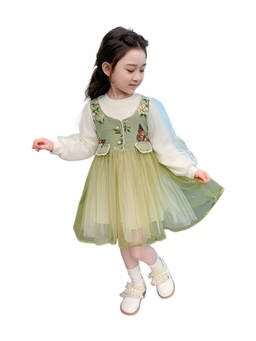Hopscotch - Floral Bishop Sleeve Dress